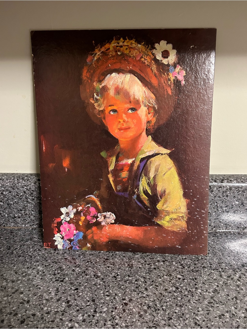 Rico Tomaso Vintage “Little Charmer” Print. Original stamp on back